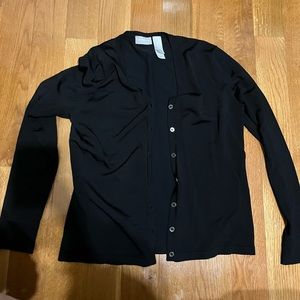 Black cardigan